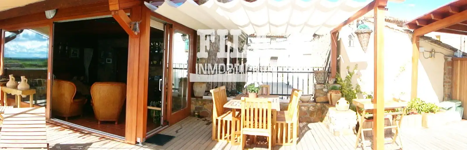 Terraza de Casa o chalet en venta en Gallocanta con Calefacción, Terraza y Amueblado