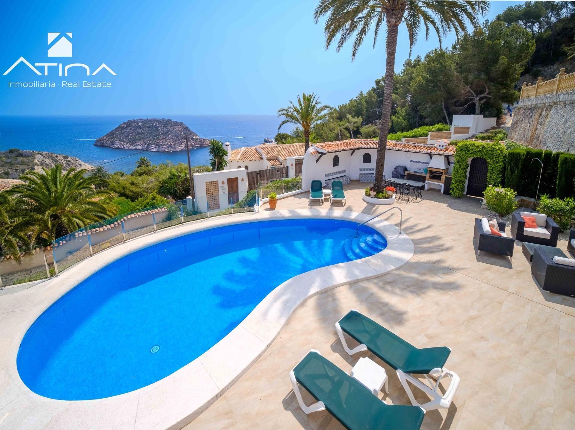 Swimming pool of House or chalet for sale in Jávea / Xàbia  with Air Conditioner, Heating and Private garden