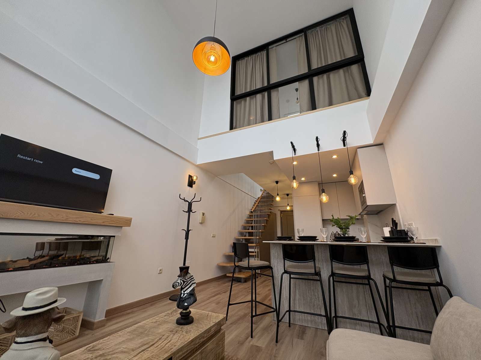 Sala d'estar de Estudi per a compartir en  Madrid Capital amb Aire condicionat, Calefacció i Terrassa