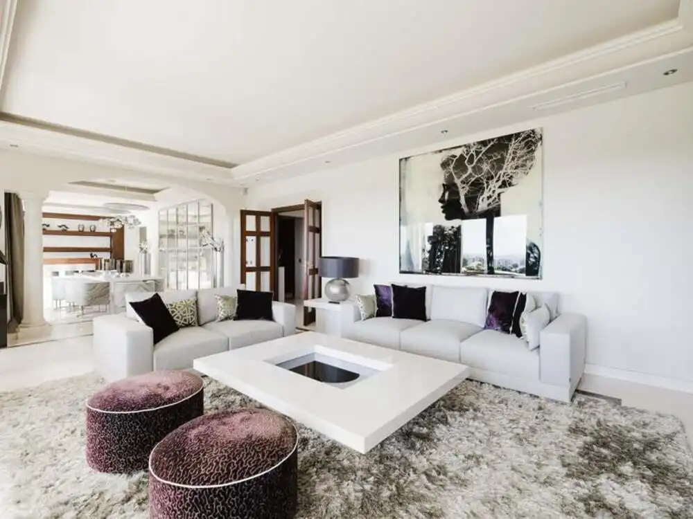 Living room of Houses for rent in Benahavís  with Air Conditioner, Private garden and Terrace