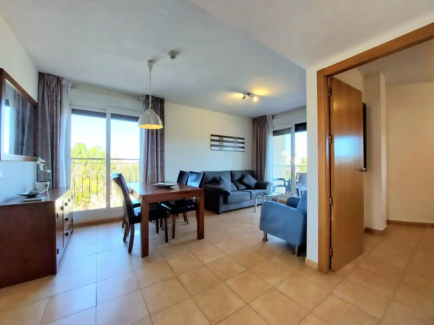 Sala d'estar de Àtic en venda en Águilas amb Aire condicionat, Calefacció i Jardí privat