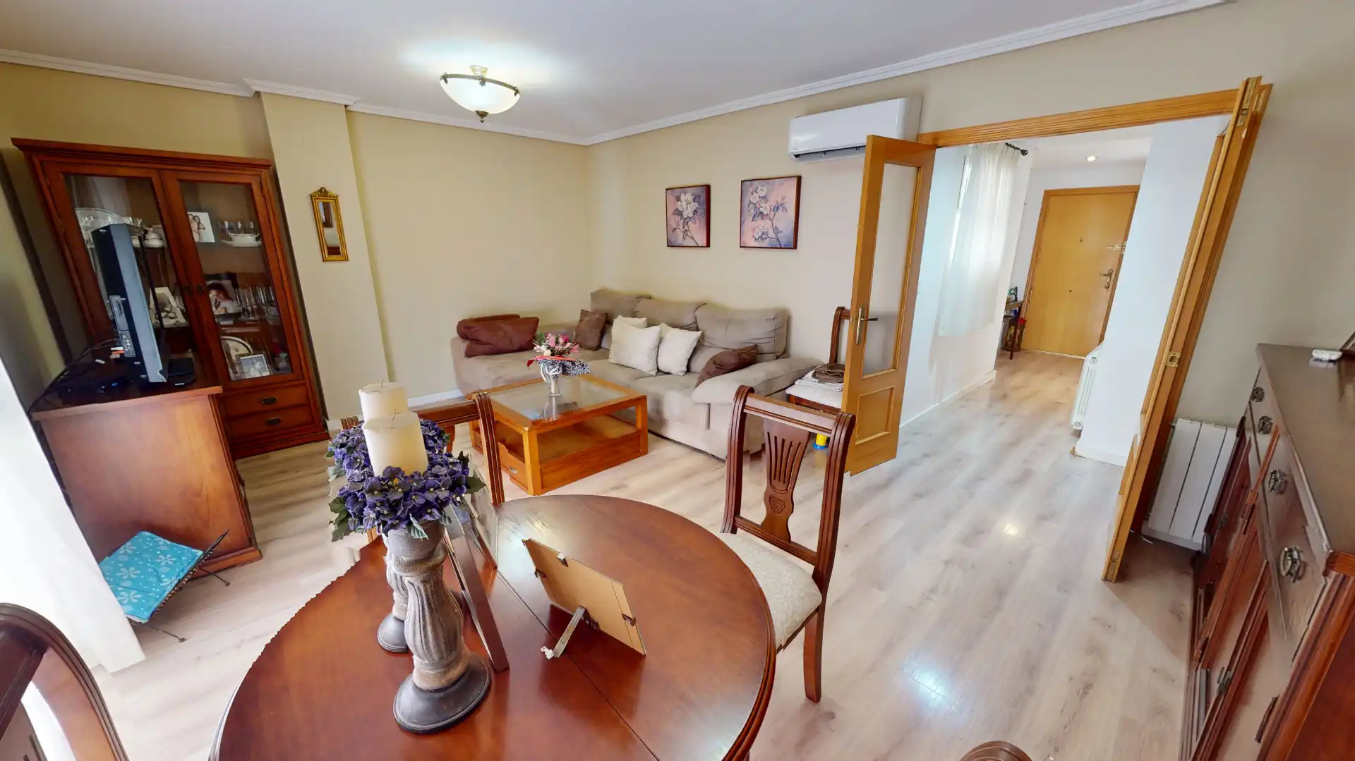 Wohnzimmer von Wohnung zum Verkauf in Sant Joan d'Alacant mit Klimaanlage und Ofen
