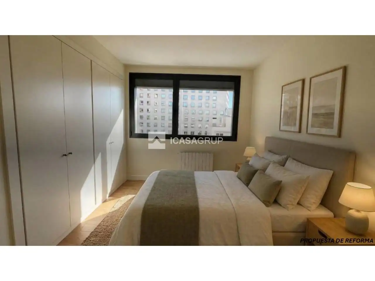 Bedroom of Flat for sale in Barcelona  with Air Conditioner, Heating and Parquet flooring