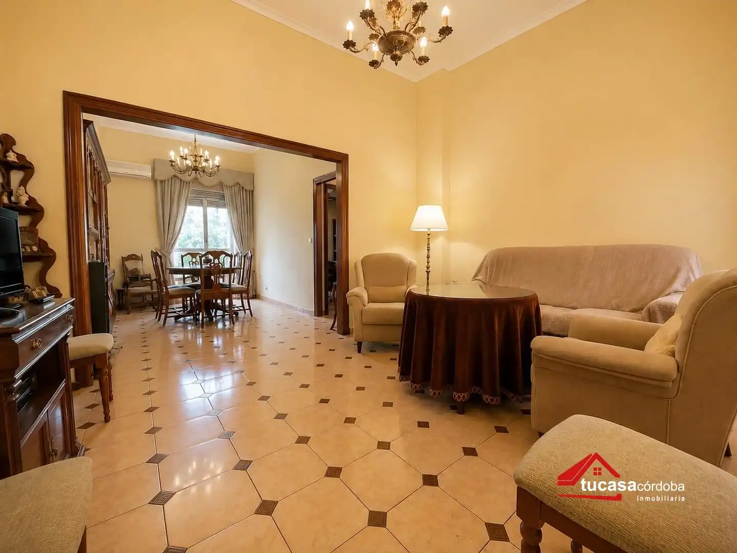 Sala de estar de Piso en venta en Córdoba con Aire acondicionado, Calefacción y Terraza