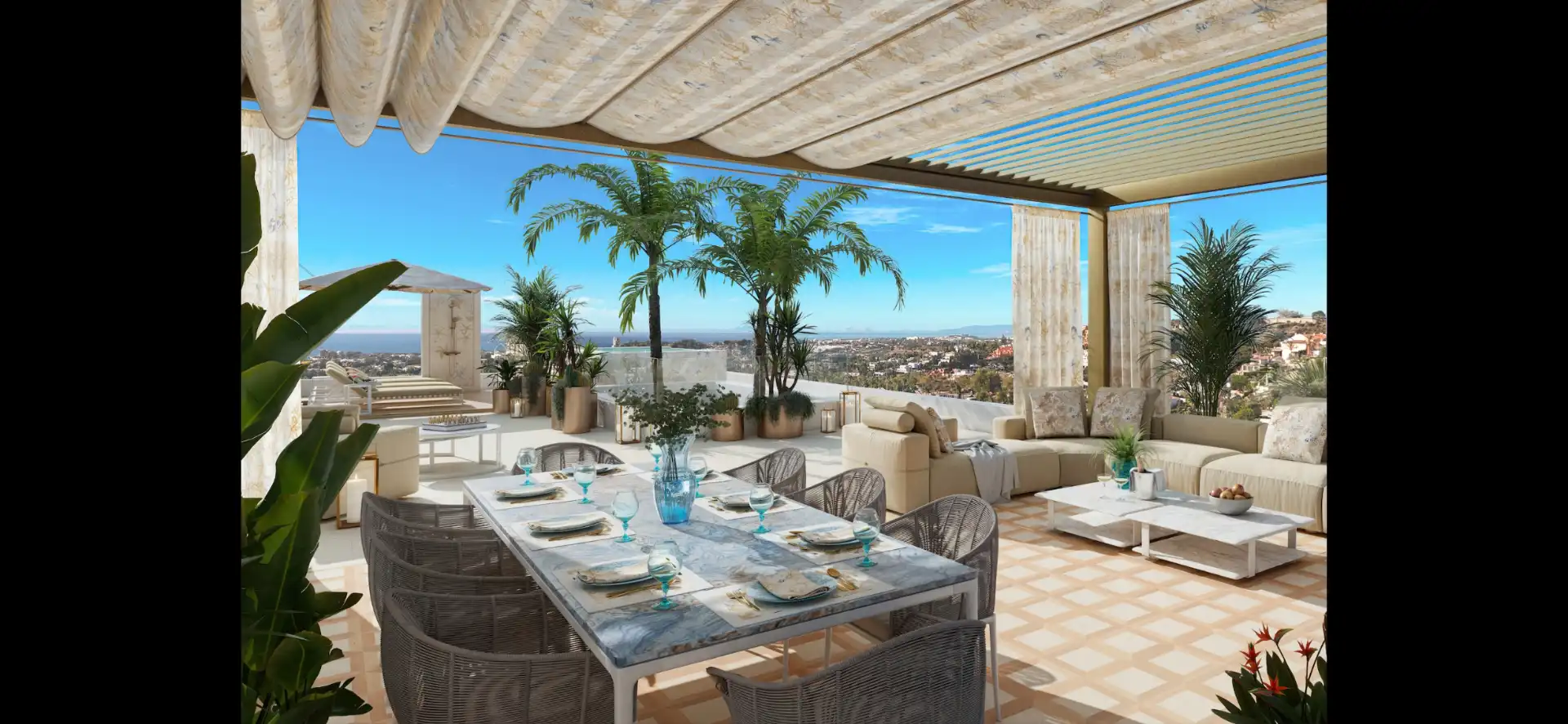 Terrassa de Casa o xalet en venda en Marbella amb Aire condicionat, Calefacció i Terrassa