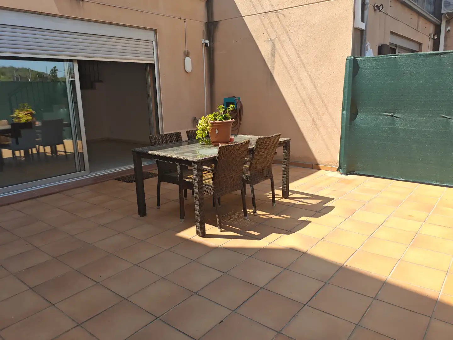 Terrassa de Casa adosada de lloguer en Sarrià de Ter amb Aire condicionat, Calefacció i Jardí privat