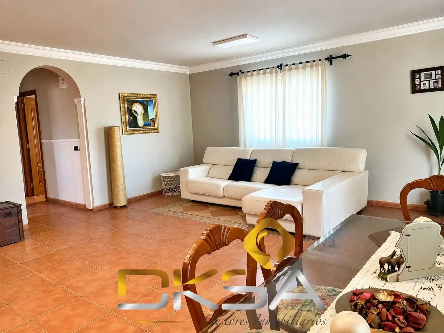 Sala de estar de Casa o chalet en venta en Burriana / Borriana con Calefacción, Jardín privado y Terraza