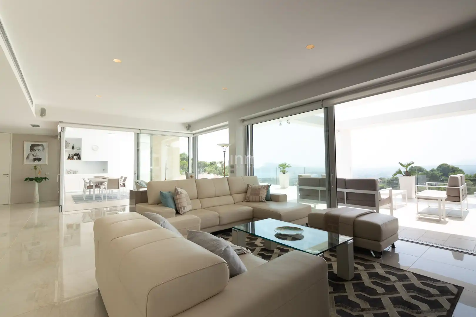 Living room of Houses for sale in Altea  with Air Conditioner, Private garden and Terrace