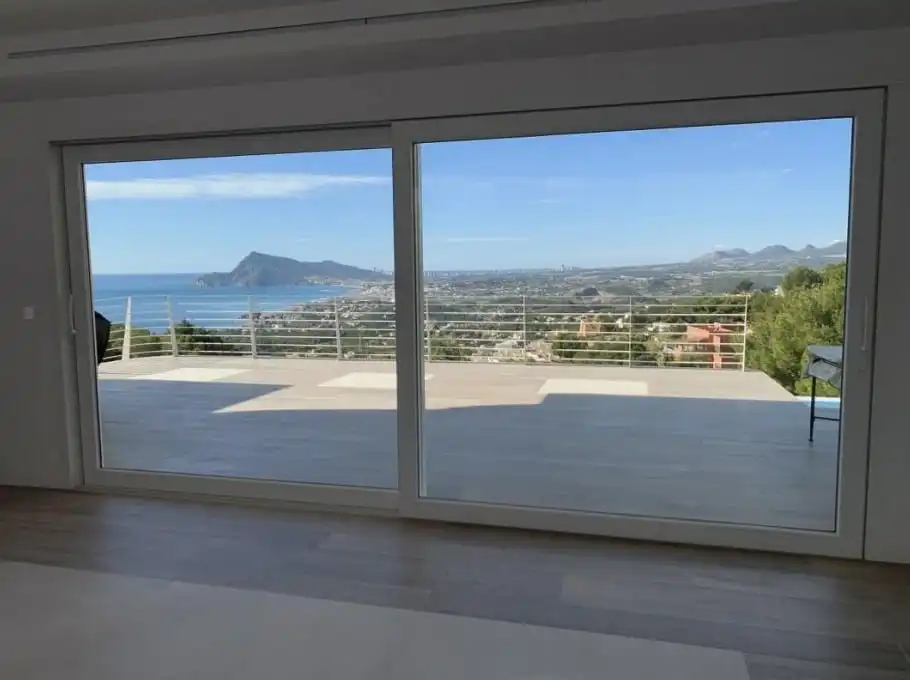 Vista exterior de Casa o chalet en venta en Altea con Aire acondicionado, Jardín privado y Terraza