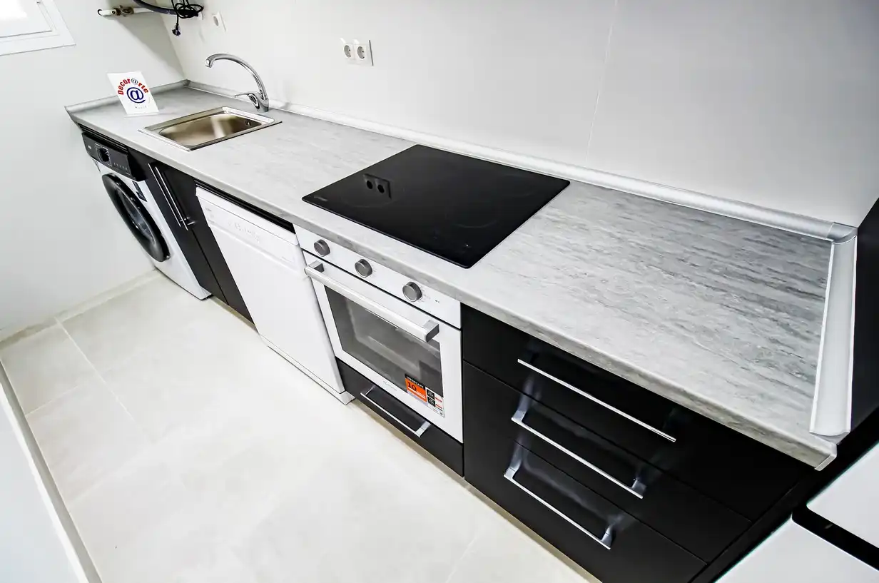 Kitchen of Flat for sale in Madrid  with Air Conditioner, Heating and Terrace