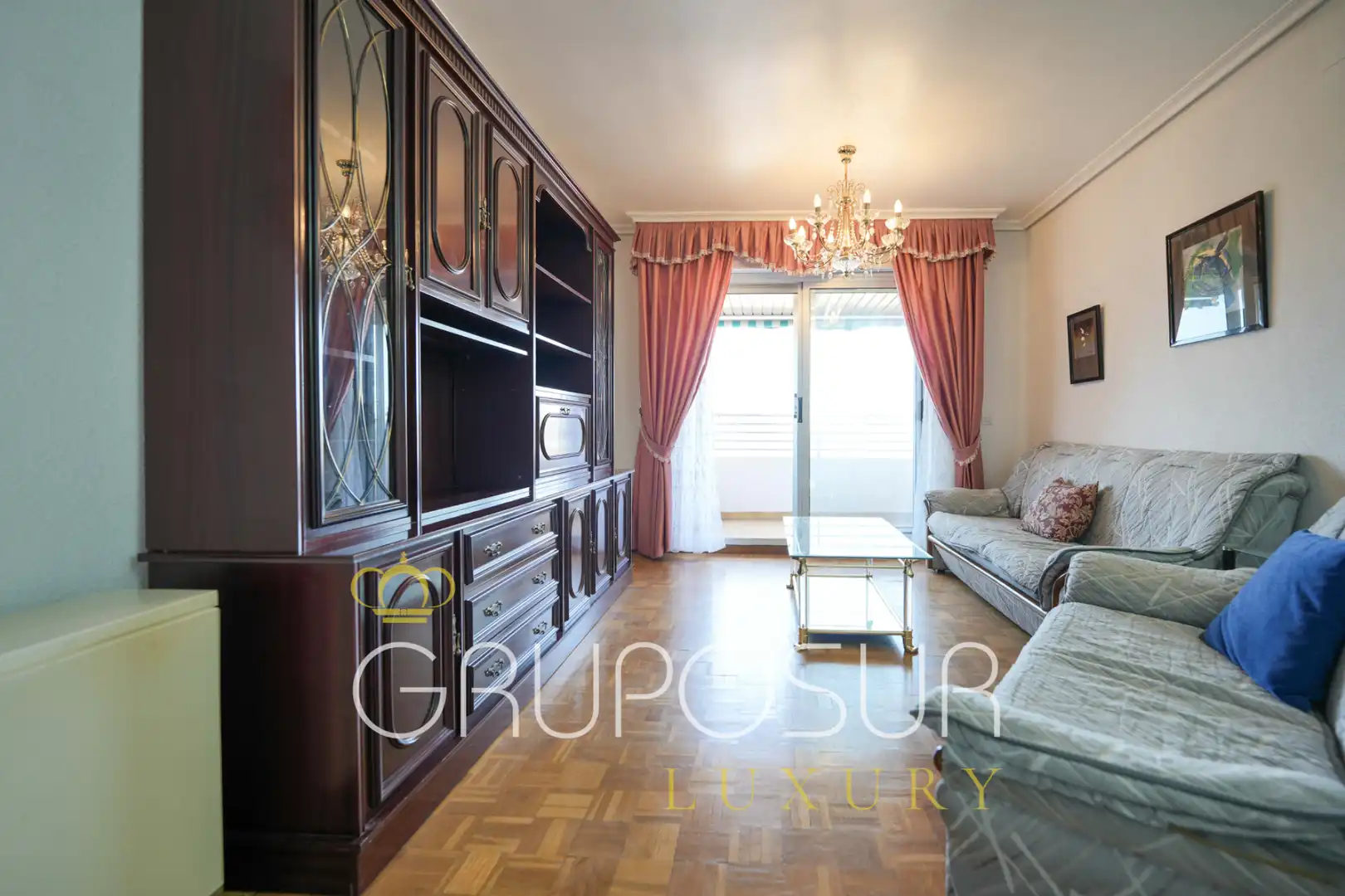 Wohnzimmer von Wohnung zum Verkauf in Valladolid mit Heizung, Privatgarten und Parkett