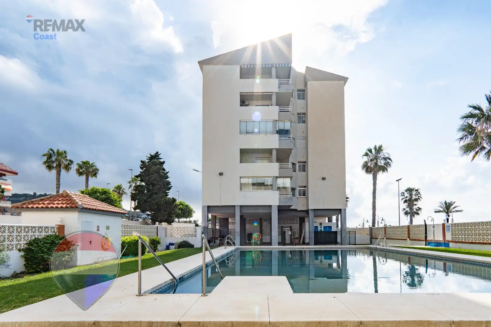 Vista exterior de Apartamento de alquiler en Rincón de la Victoria con Aire acondicionado, Calefacción y Amueblado