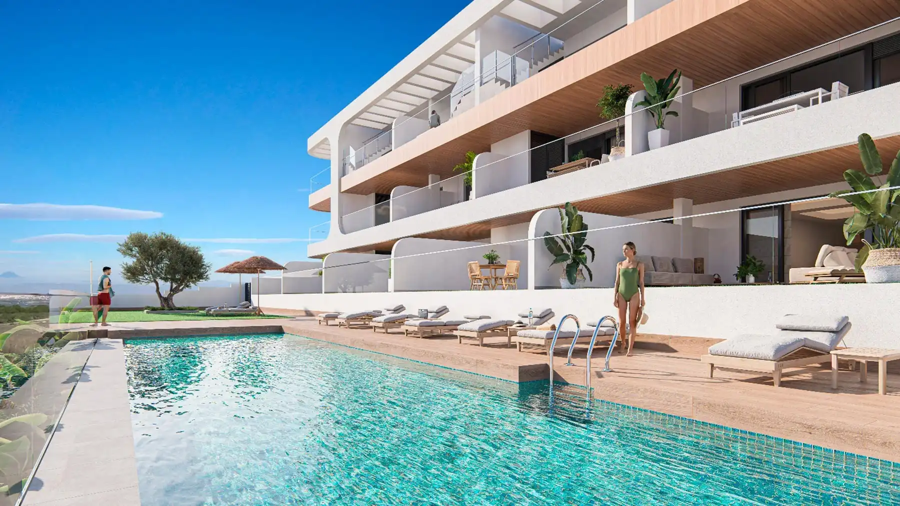 Appartement compact avec piscine à vendre à Benijófar