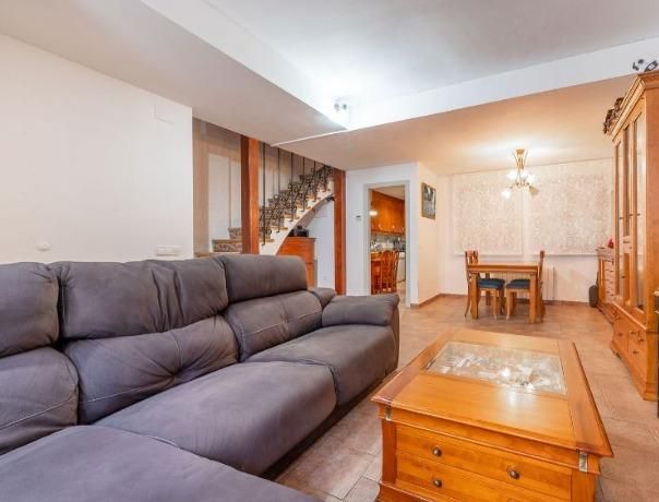Living room of Single-family semi-detached for sale in Cubelles  with Heating, Terrace and Balcony