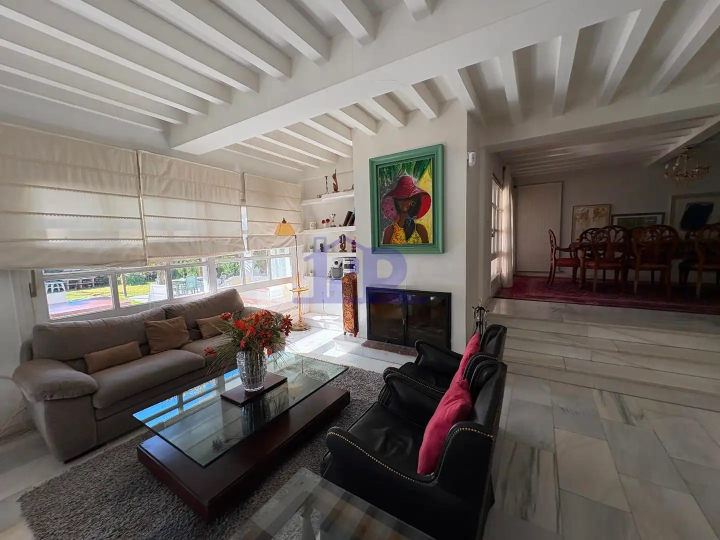 Living room of Houses for sale in Cuenca  with Heating, Terrace and Storage room