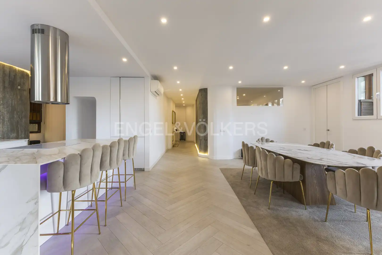 Dining room of Flat for rent in Madrid  with Air Conditioner, Heating and Furnished