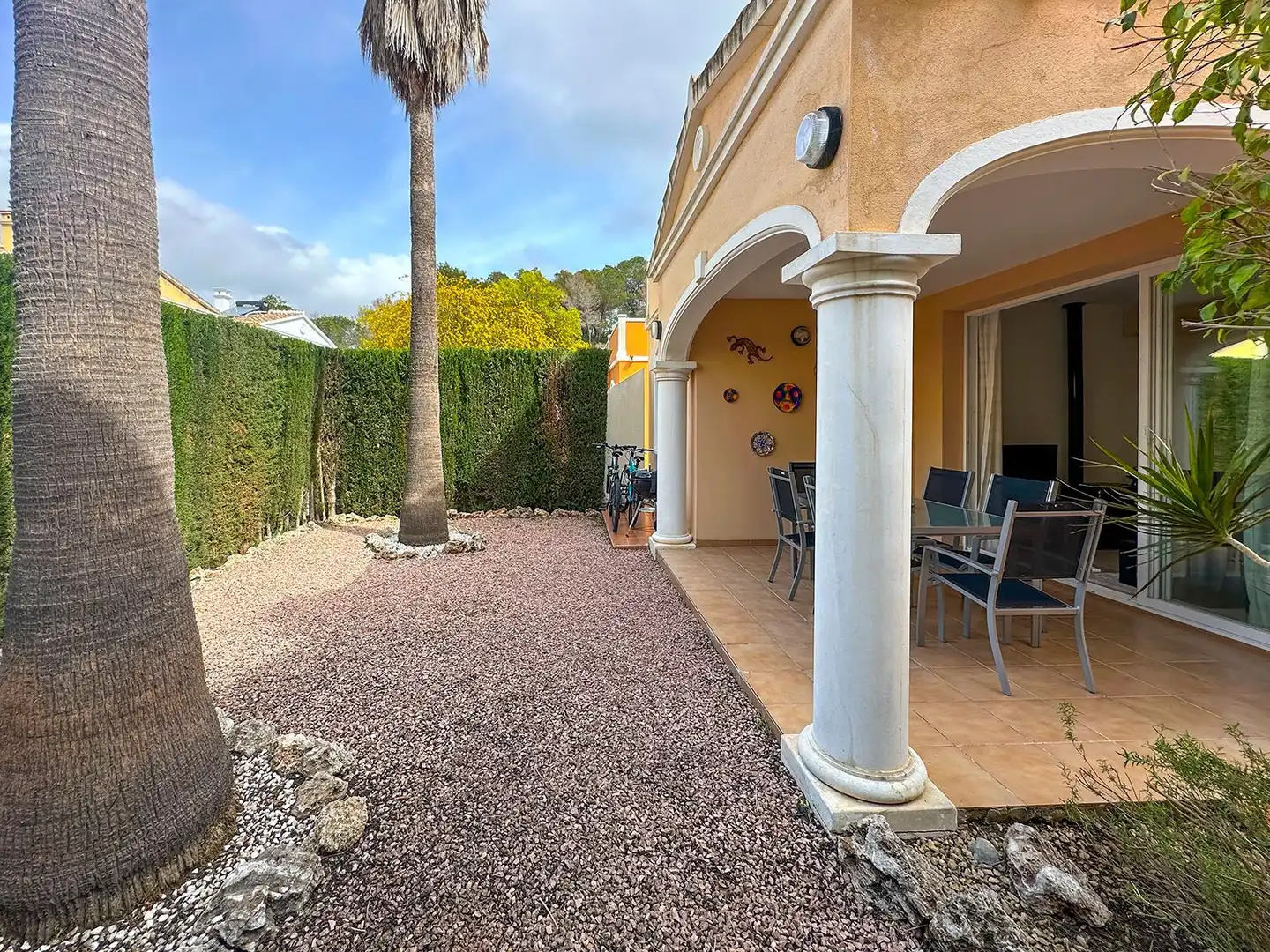 Terrace of Duplexes for sale in Calpe / Calp  with Air Conditioner, Heating and Private garden