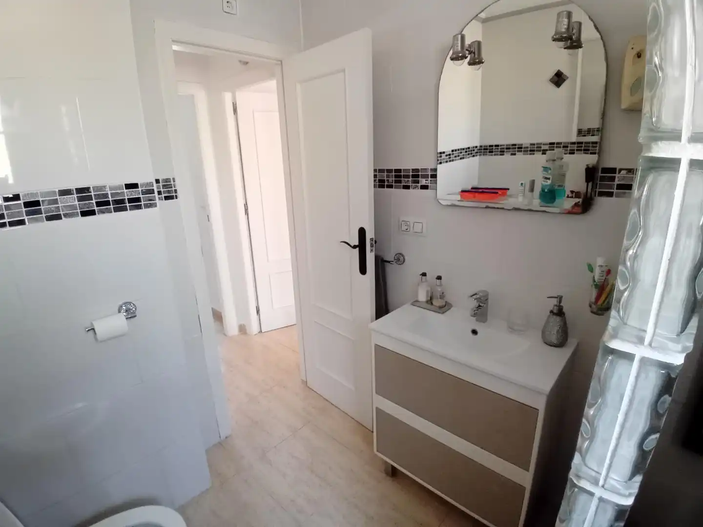 Baño de Casa adosada en venta en Mazarrón con Aire acondicionado, Trastero y Amueblado