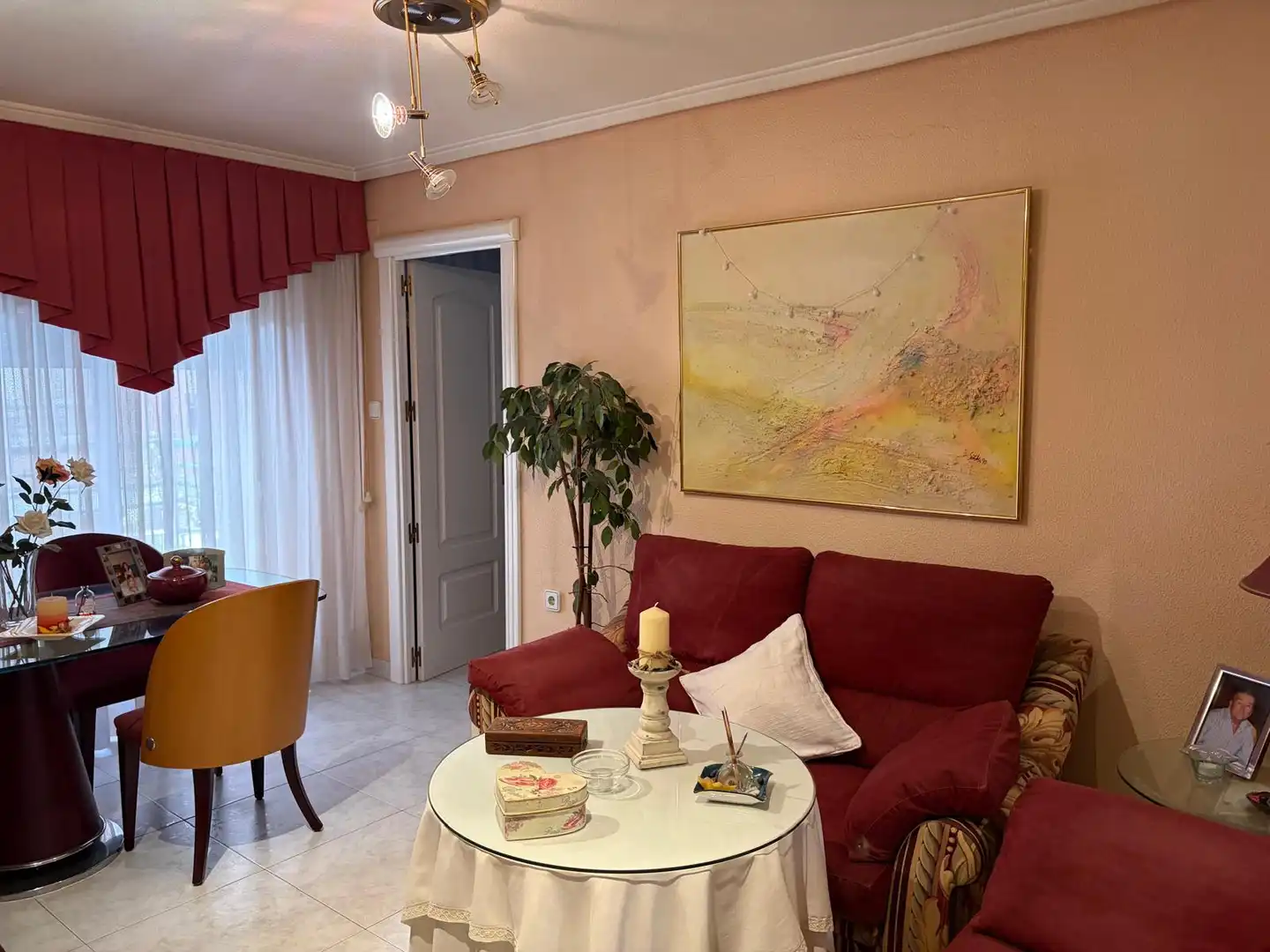Sala de estar de Piso en venta en Villena con Horno, Balcón y Internet