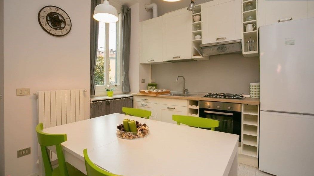 Kitchen of Flat to rent in  Granada Capital  with Furnished, TV and Pets allowed