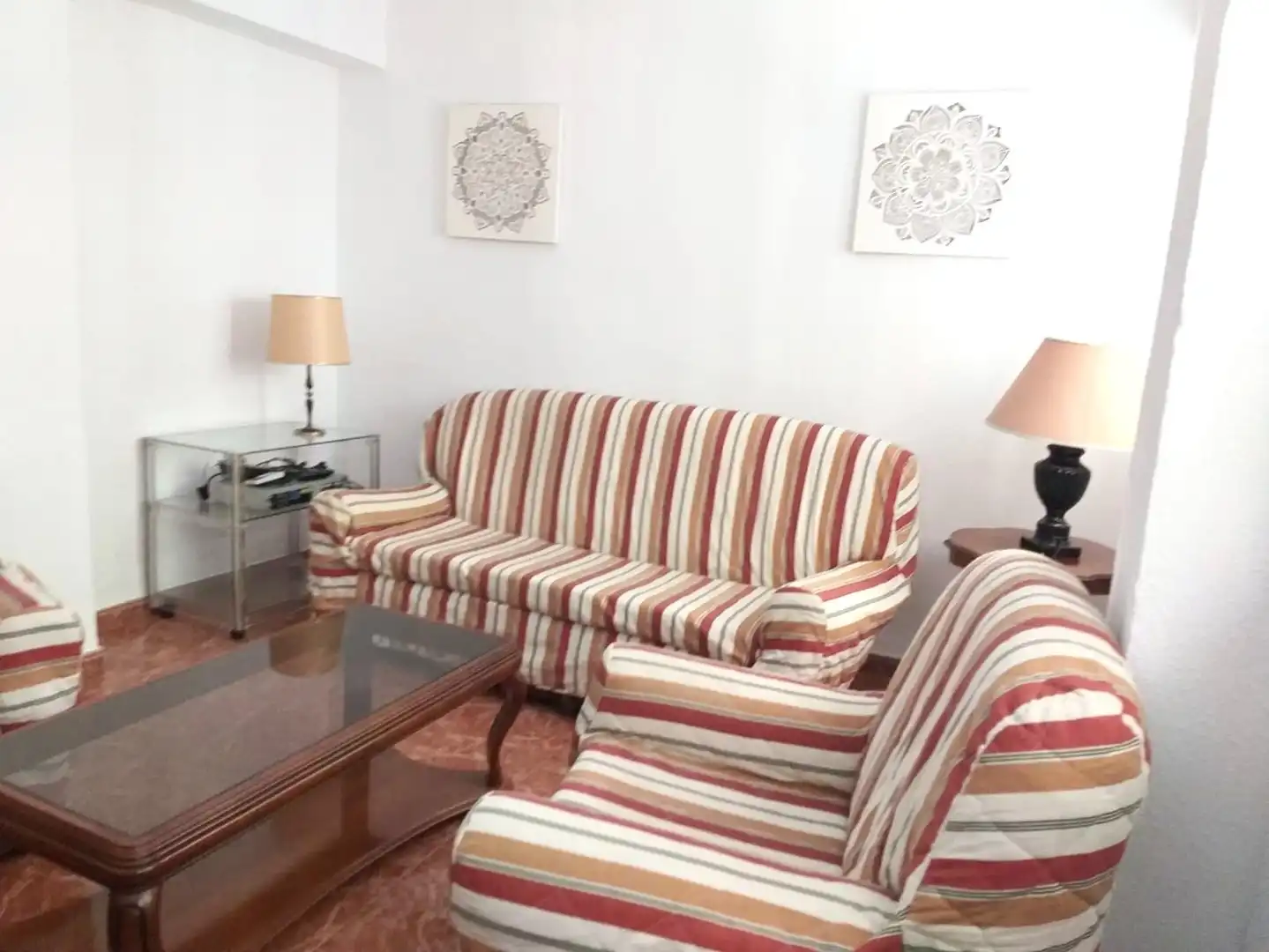 Sala de estar de Piso de alquiler en Málaga con Amueblado
