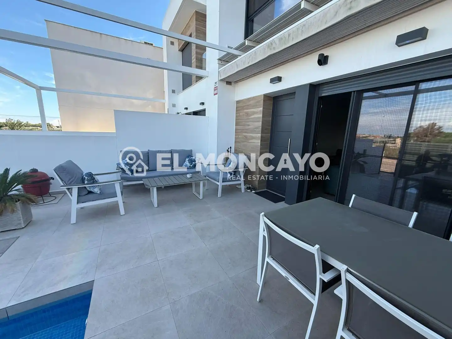 Terraza de Casa adosada en venta en Rojales con Aire acondicionado, Calefacción y Jardín privado