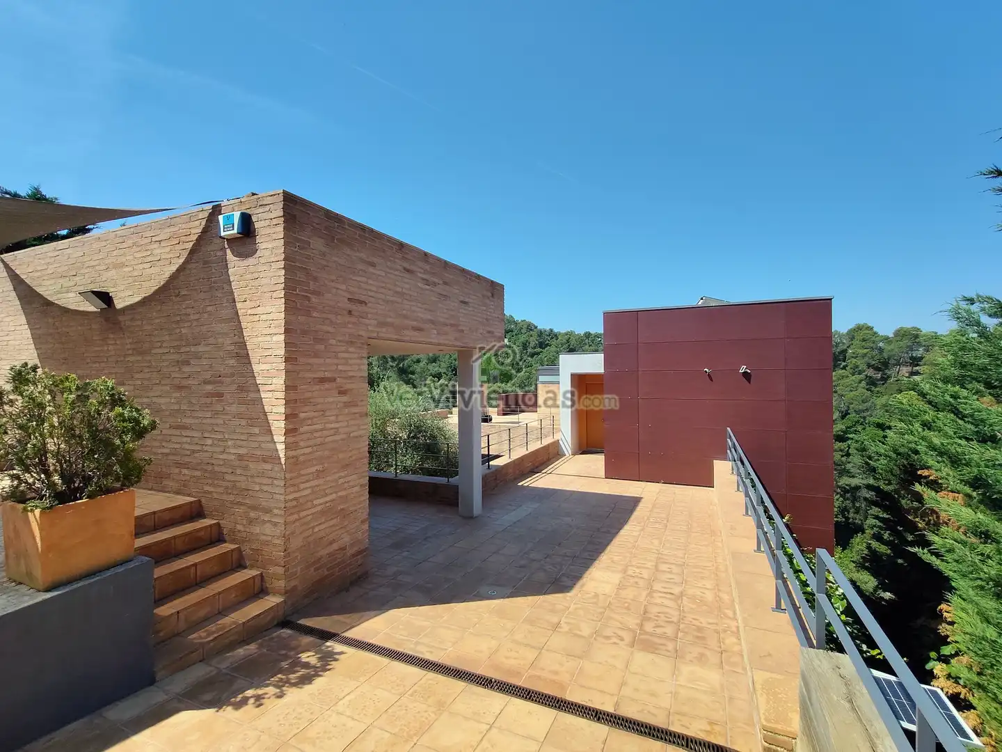 Terrassa de Casa o xalet en venda en Sant Cugat del Vallès amb Aire condicionat, Calefacció i Jardí privat
