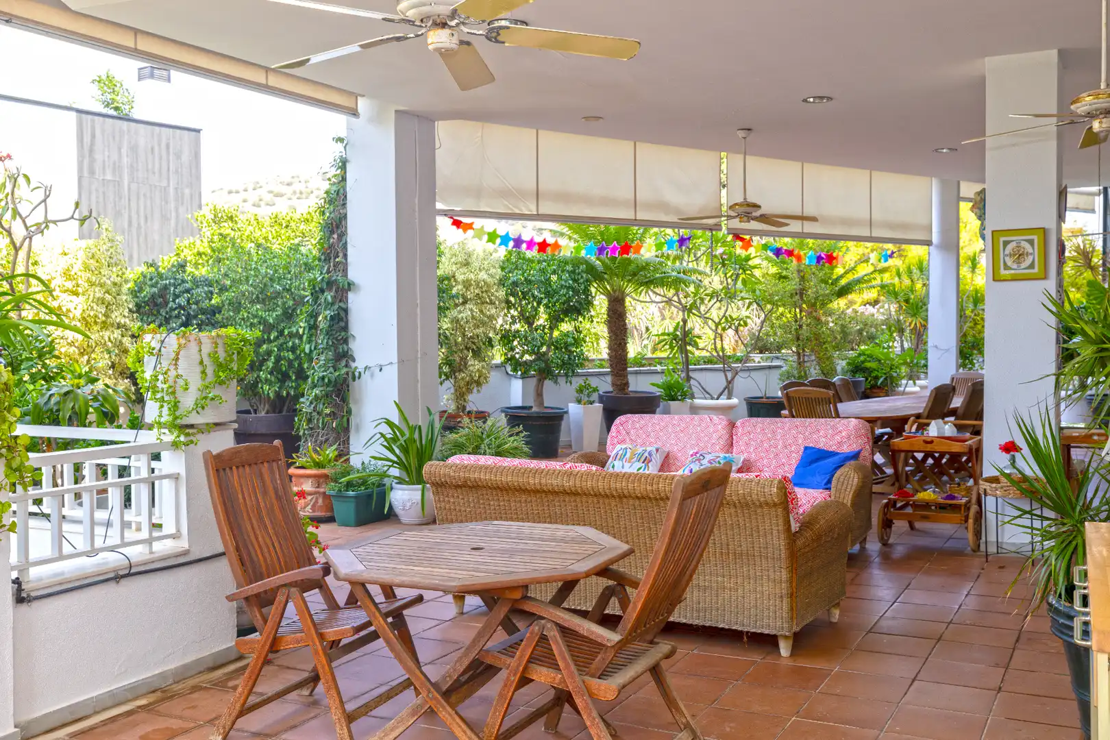 Terraza de Casa adosada en venta en Málaga con Aire acondicionado, Calefacción y Jardín privado