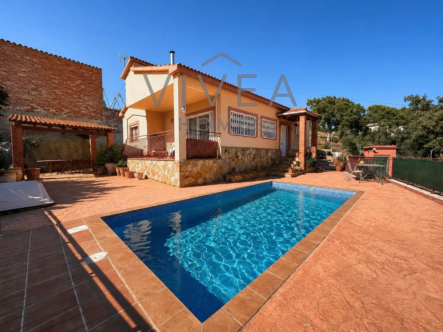 Exterior view of Houses for sale in Vidreres  with Air Conditioner, Heating and Private garden