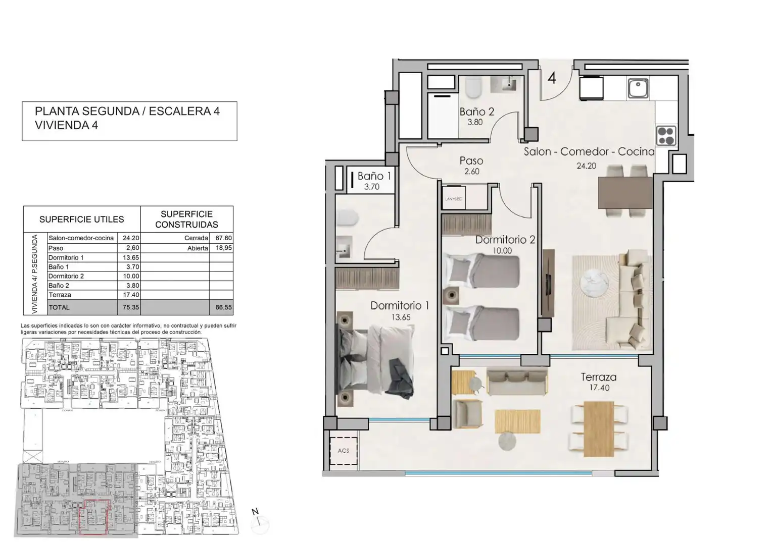 Piso con piscina en venta en Santa Pola ciudad, imagen 72