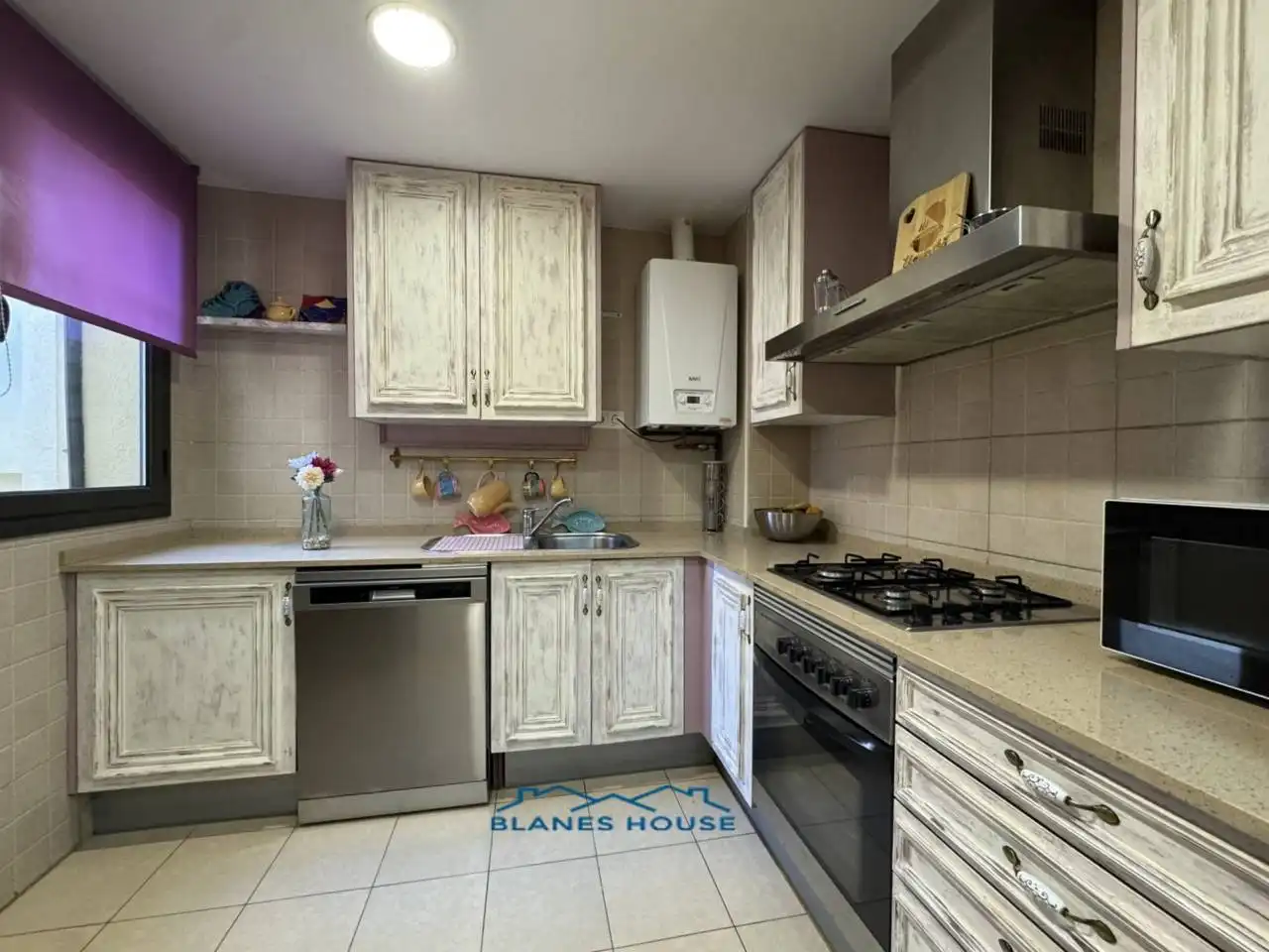 Kitchen of Flat for sale in Tordera  with Air Conditioner, Heating and Parquet flooring