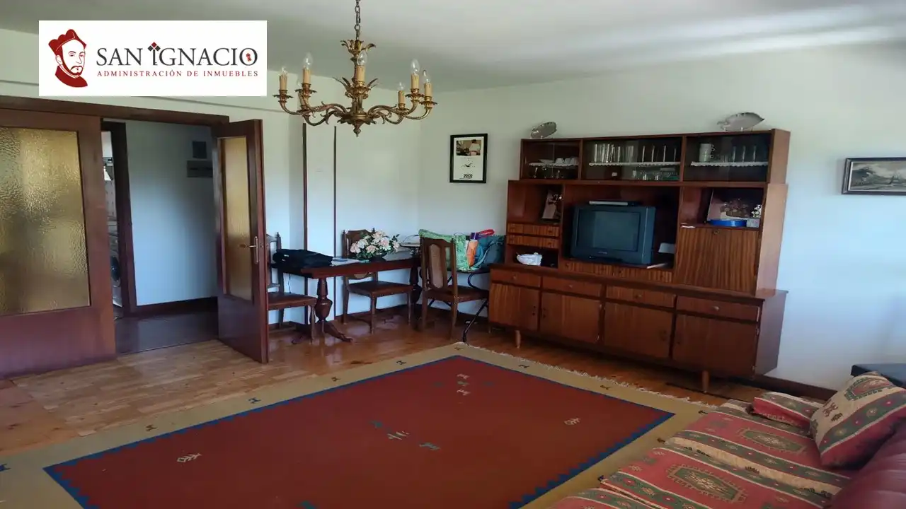 Living room of Flat for sale in Merindad de Montija  with Private garden, Storage room and Furnished
