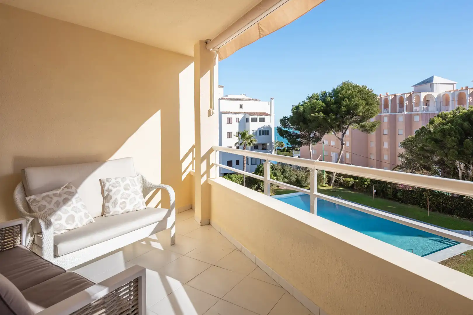 Dormitori de Apartament en venda en Jávea / Xàbia amb Aire condicionat i Terrassa
