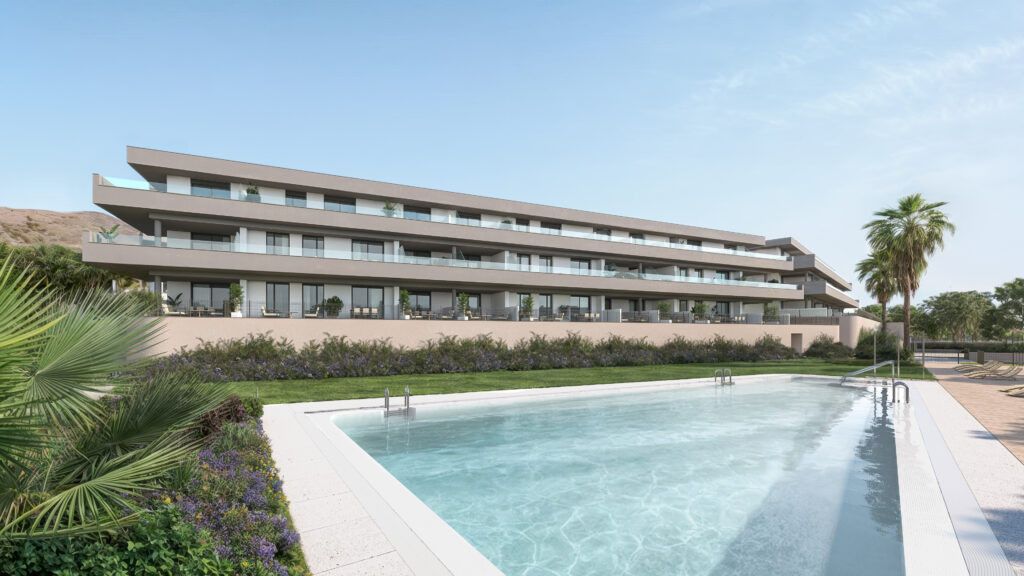 Exterior view of Flat for sale in Estepona  with Air Conditioner, Heating and Terrace