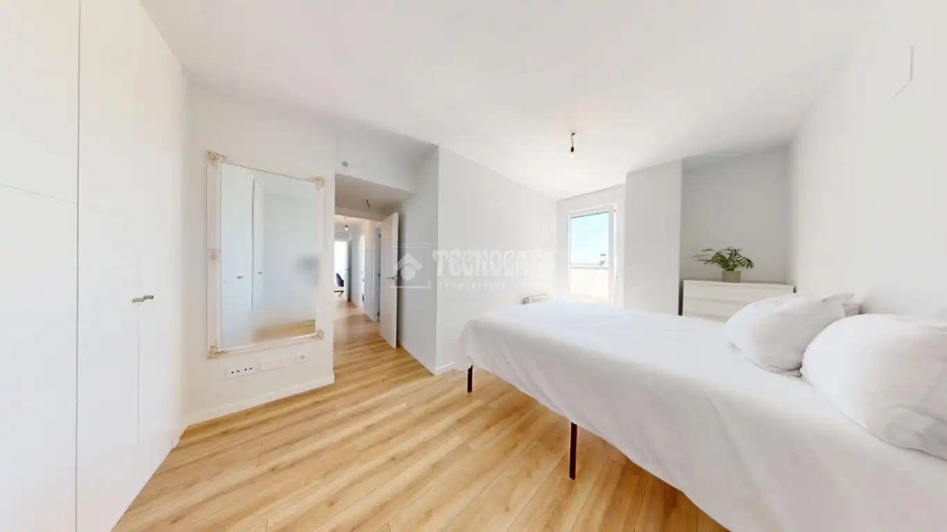 Schlafzimmer von Wohnung zum Verkauf in Villanueva de la Torre mit Parkett, Terrasse und Möbliert
