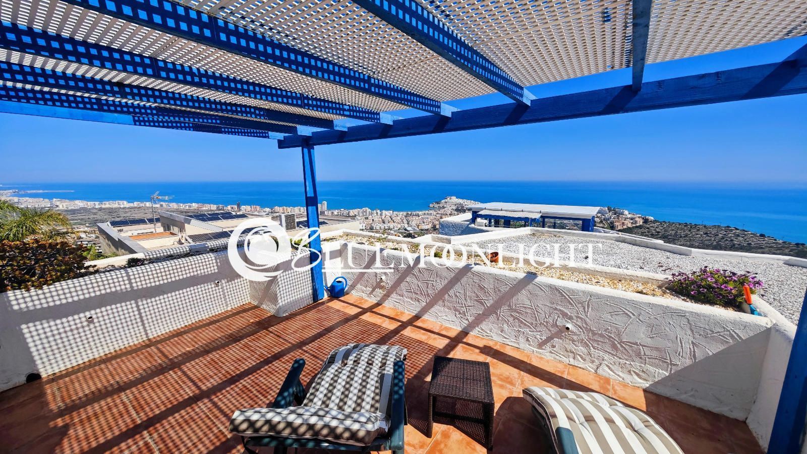 Terrace of Attic for sale in Peñíscola / Peníscola  with Terrace, Swimming Pool and Furnished