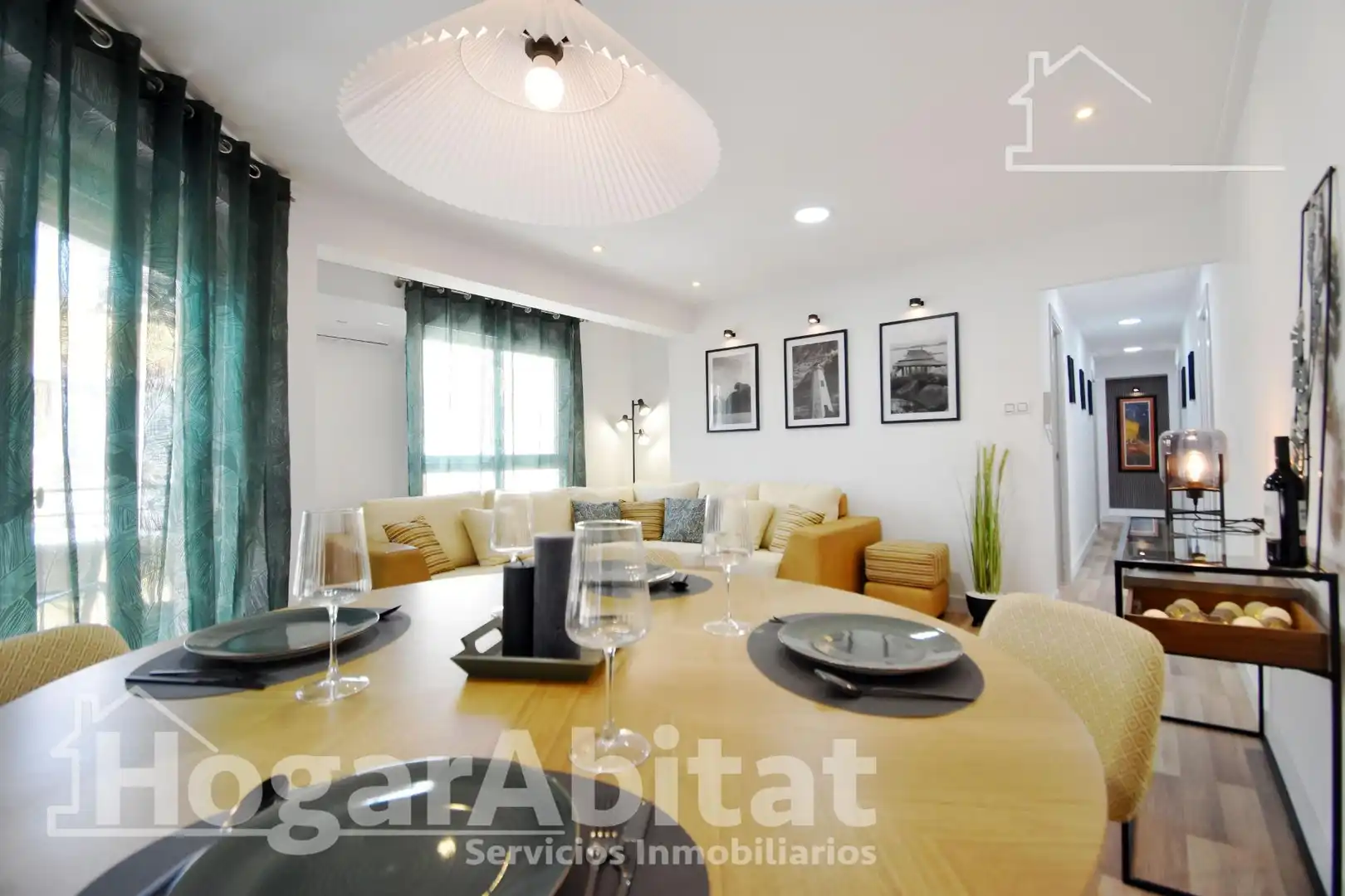 Living room of Flat for sale in Cullera  with Air Conditioner, Terrace and Furnished