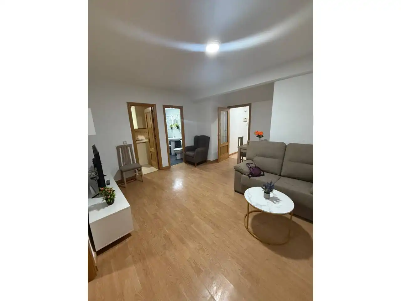 Sala de estar de Piso de alquiler en Ocaña con Aire acondicionado, Calefacción y Jardín privado
