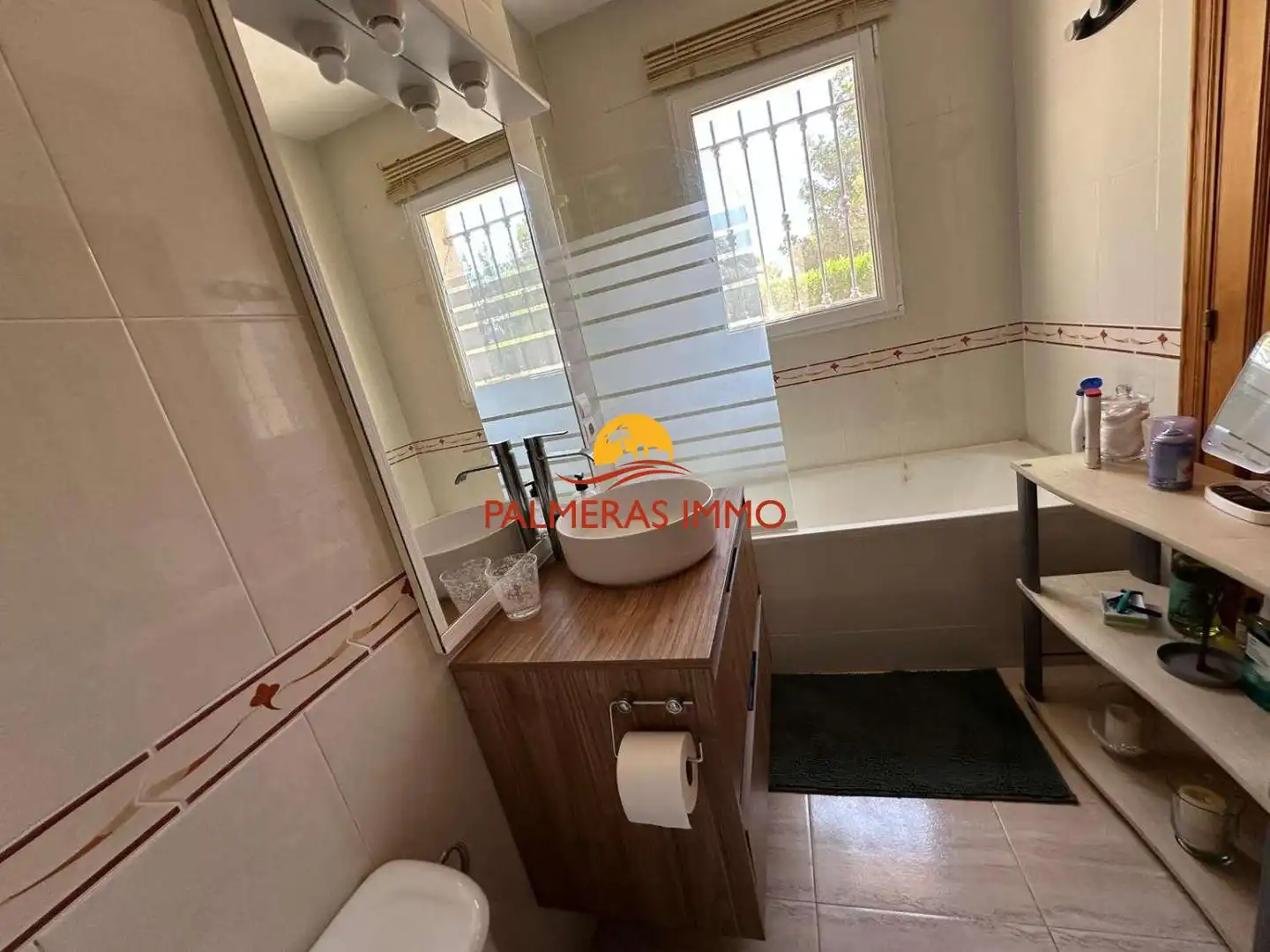 Badezimmer von Haus oder Chalet zum Verkauf in L'Ametlla de Mar  mit Klimaanlage, Schwimmbad und Möbliert