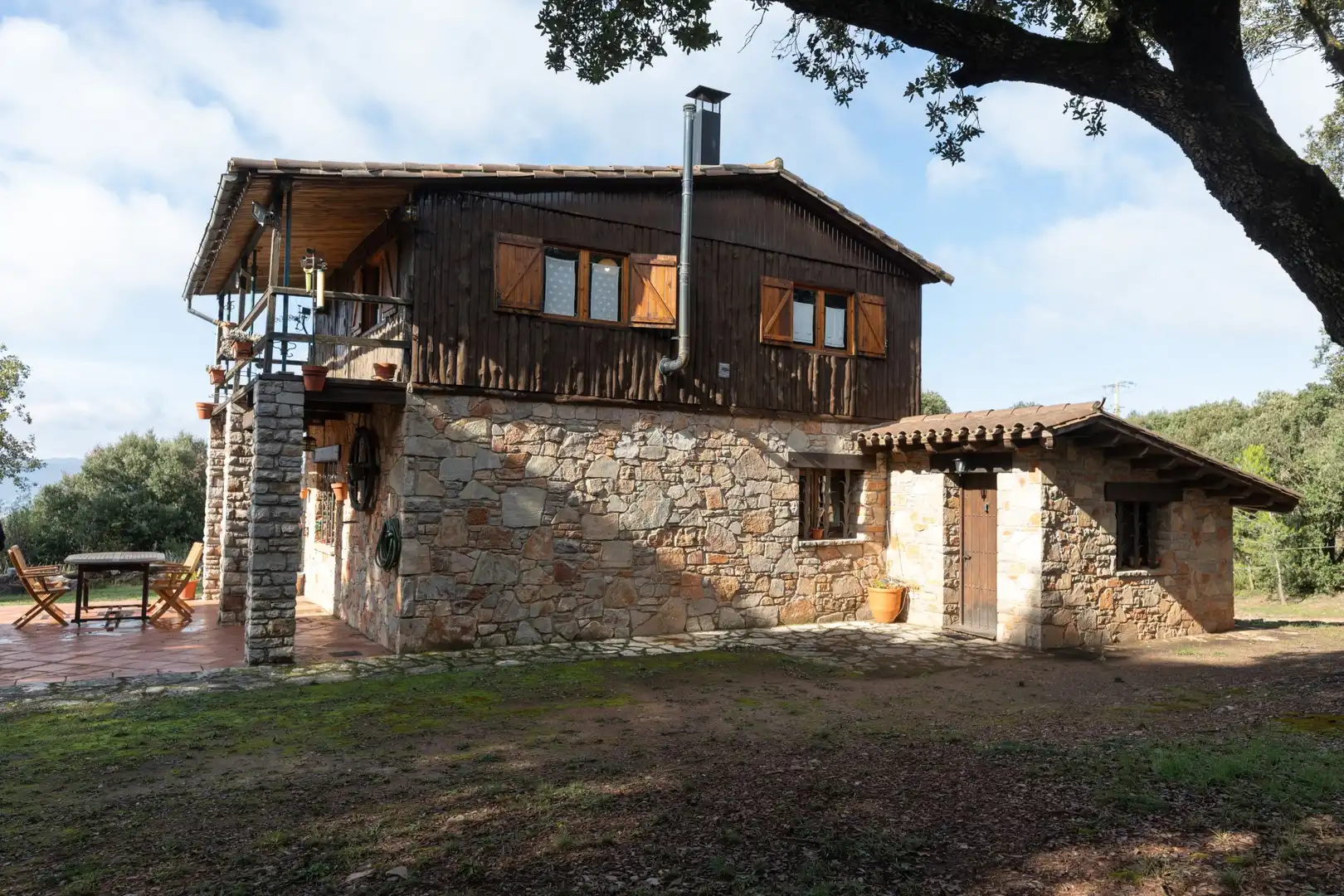 Vista exterior de Casa o xalet en venda en El Brull amb Calefacció, Terrassa i Traster