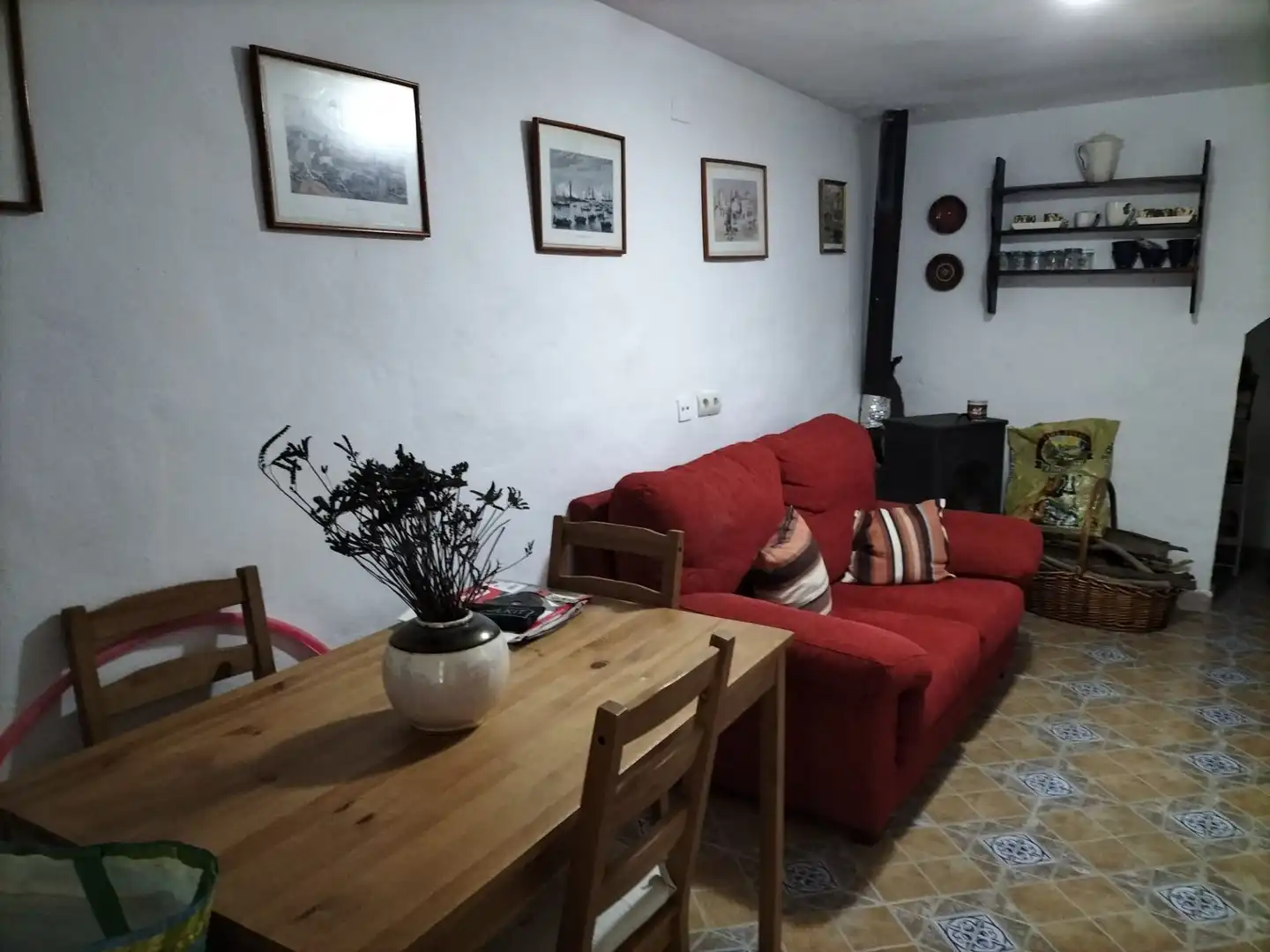 Sala de estar de Finca rústica en venta en Málaga