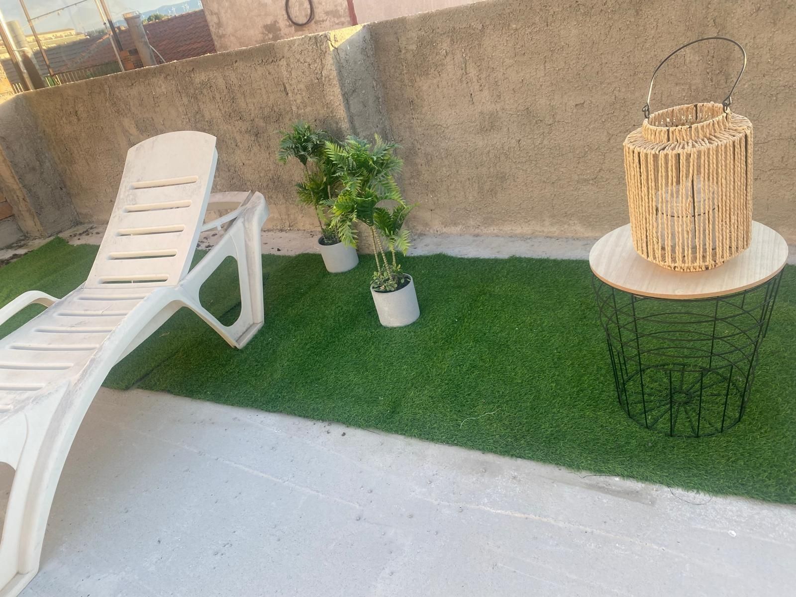 Terrace of Flat to rent in Alhendín  with Terrace and Furnished