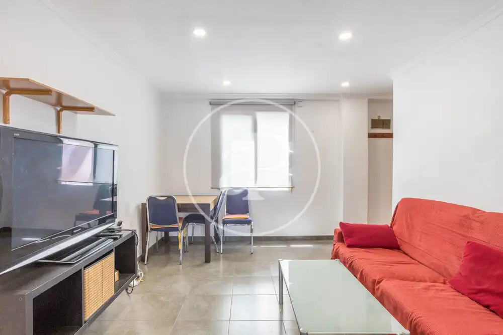 Living room of Flat for rent in Valencia  with Heating, Furnished and Balcony