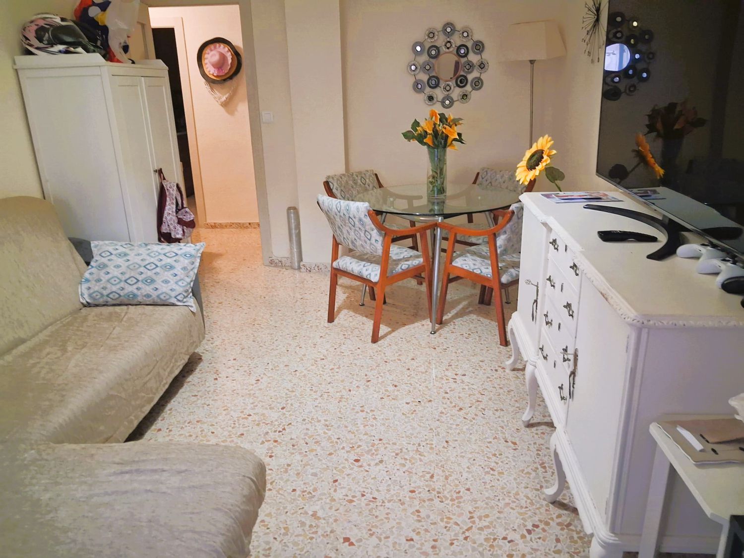 Living room of Flat for sale in Villajoyosa / La Vila Joiosa  with Air Conditioner