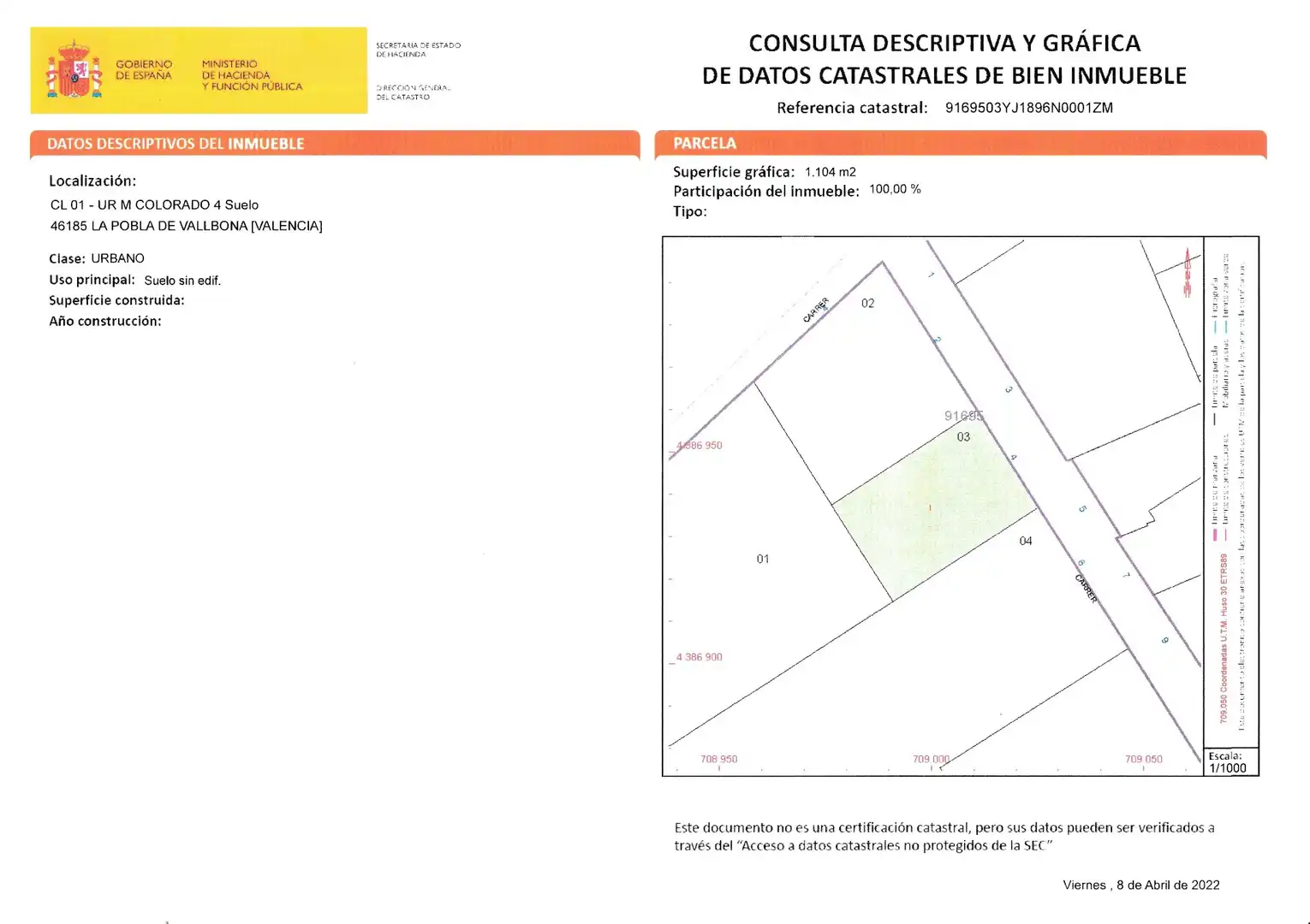 Terreny residencial en venda a Rascanya, imagen 7