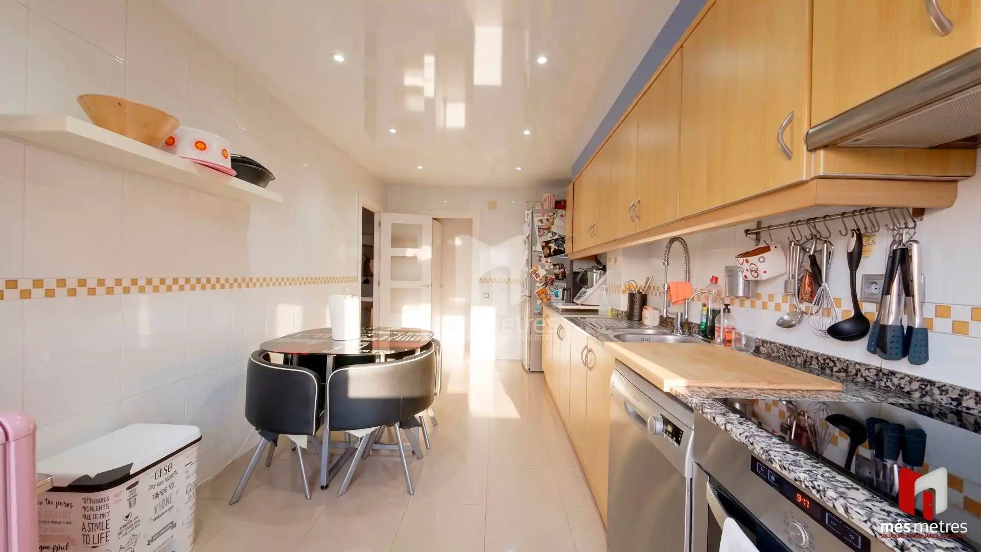 Kitchen of Flat for sale in Montgat  with Air Conditioner, Heating and Private garden