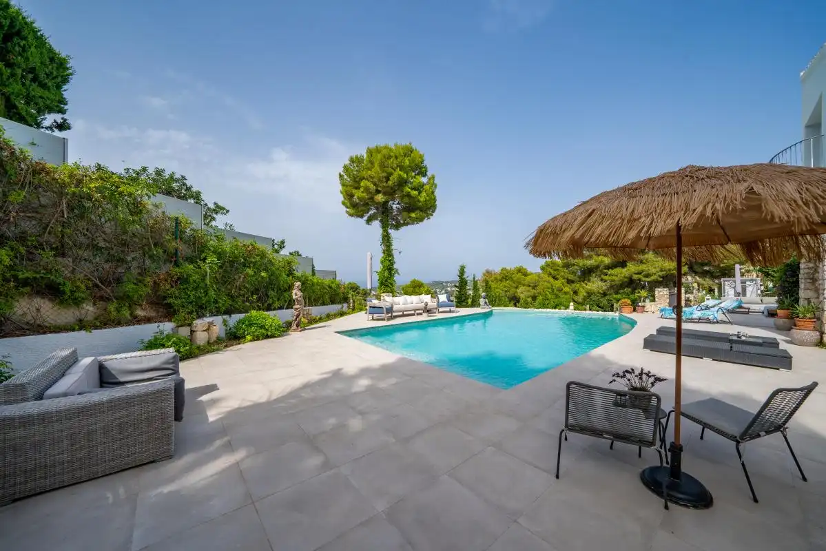 Piscina de Casa o xalet en venda en Jávea / Xàbia amb Aire condicionat, Calefacció i Jardí privat