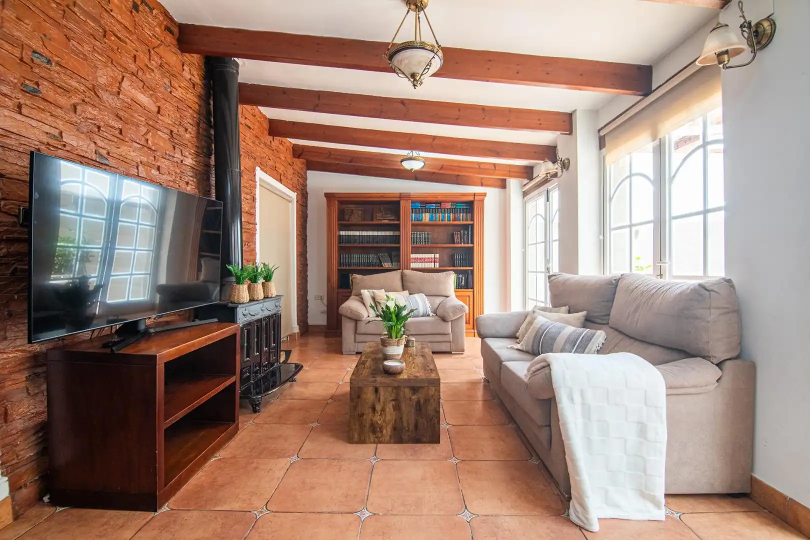 Sala de estar de Planta baja en venta en Elche / Elx con Aire acondicionado, Calefacción y Terraza