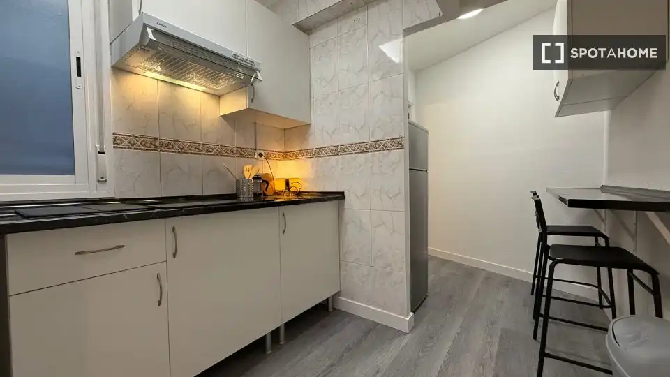 Kitchen of Flat for rent in Madrid  with Air Conditioner, Heating and Furnished