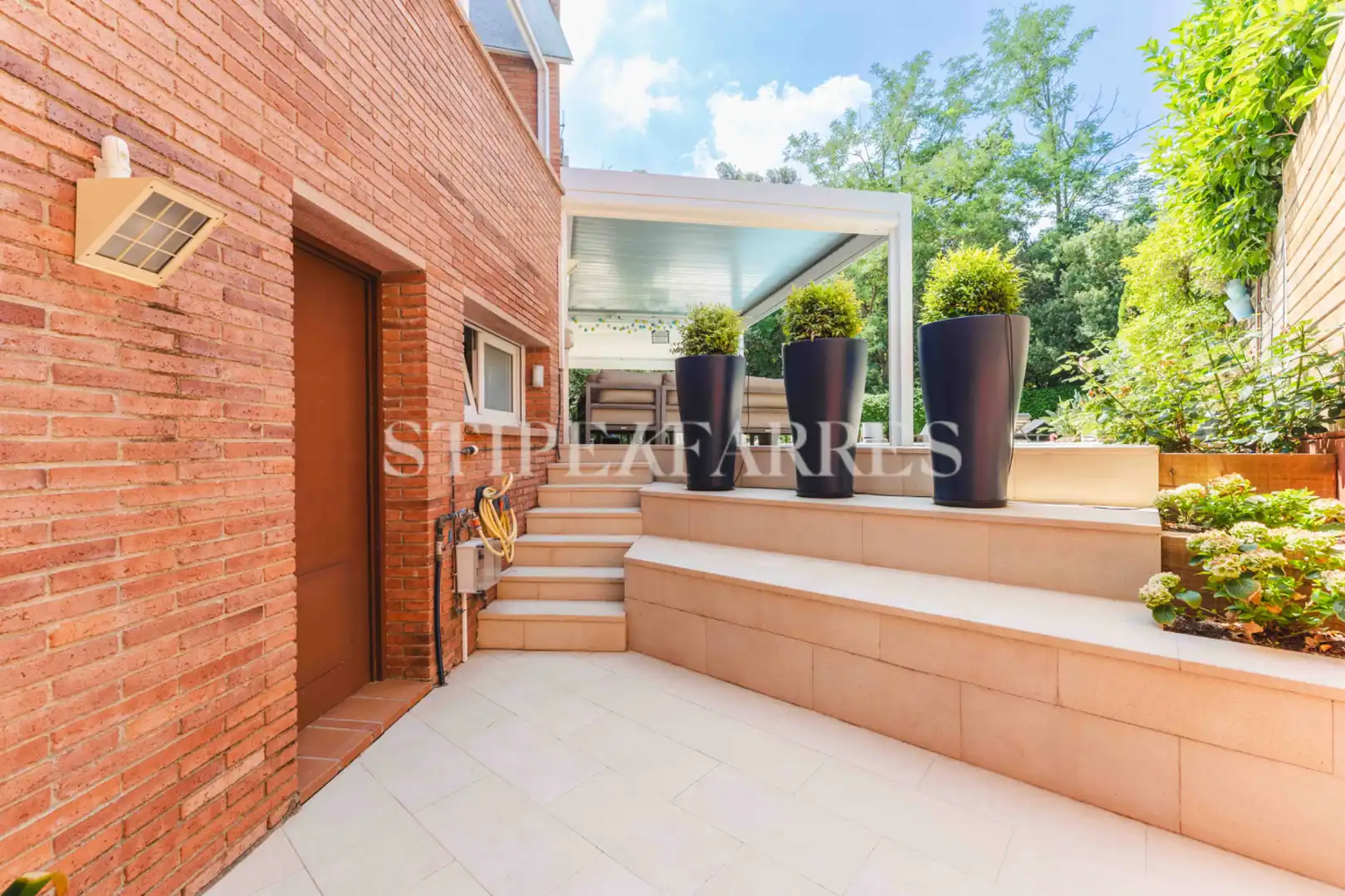 Terrasse von Haus oder Chalet zum Verkauf in Barcelona mit Klimaanlage, Heizung und Privatgarten